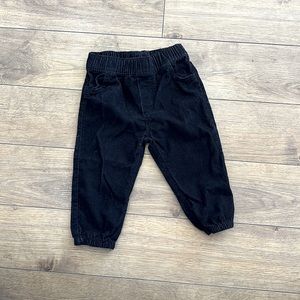 carters 9m black corduroy pants